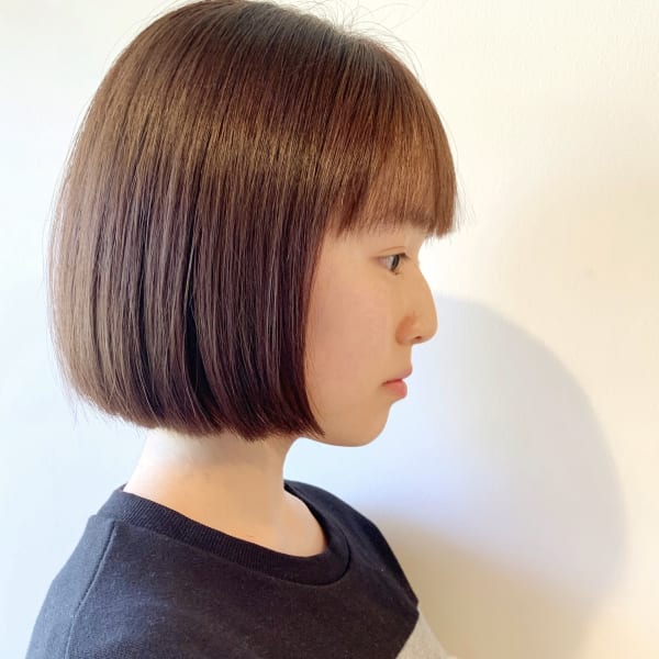 バイオレットベージュ ミニボブ