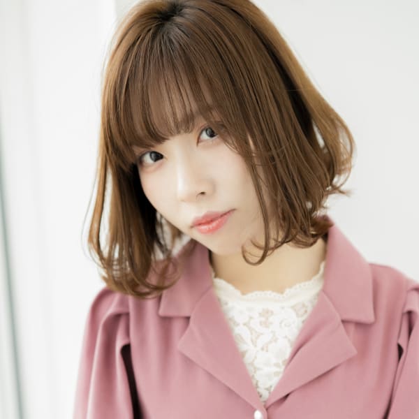 大人可愛いゆるふわ前下がりボブ|GALLARIA Elegante可児店