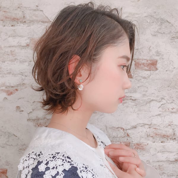 ふんわりパーマスタイル！