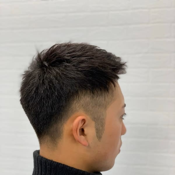 ブロック×刈り上げ|Men's Grass Hair本店