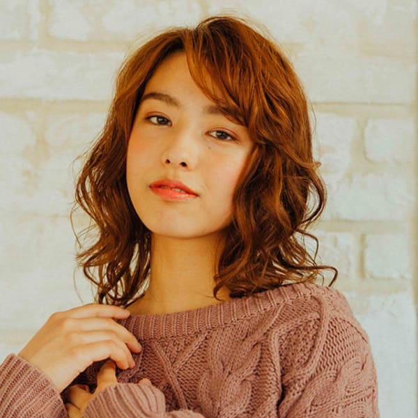 大人可愛いウェーブスタイル