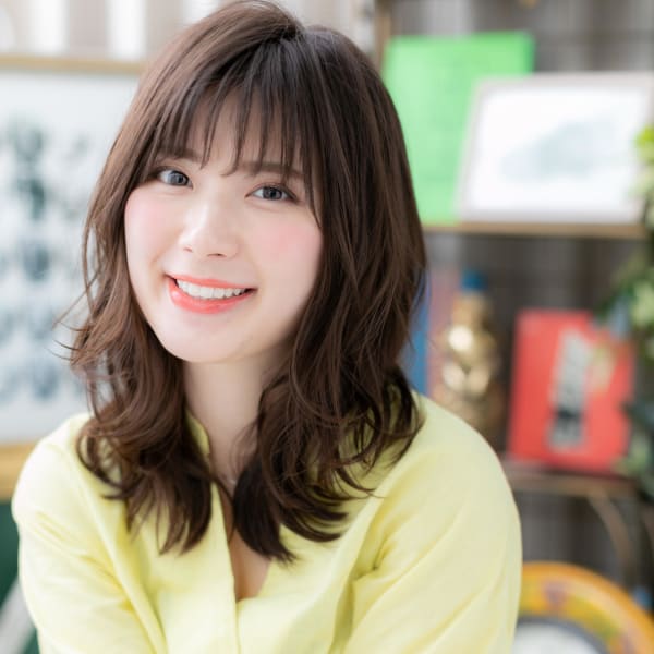 甘くてクール*外国人風・小顔・抜け感セミディ くせ毛風