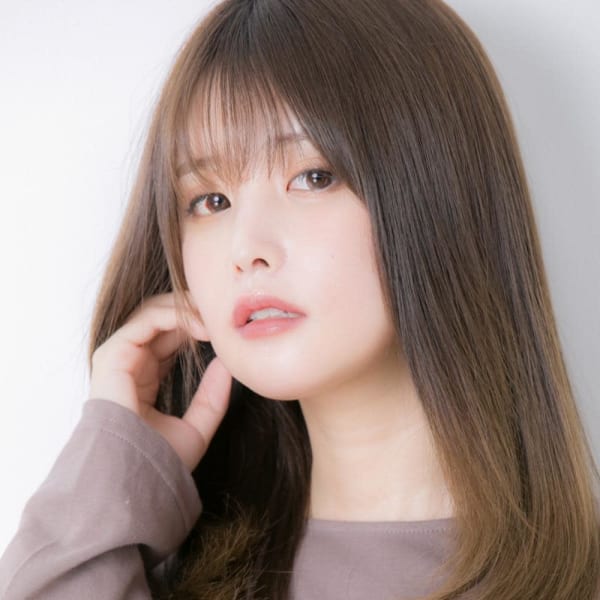 【Euphoria】ナチュラルストレート×シースルーバング