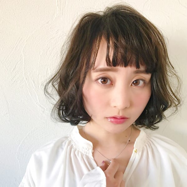 【soy-kufu】エアリーなパーマ風ボブスタイル