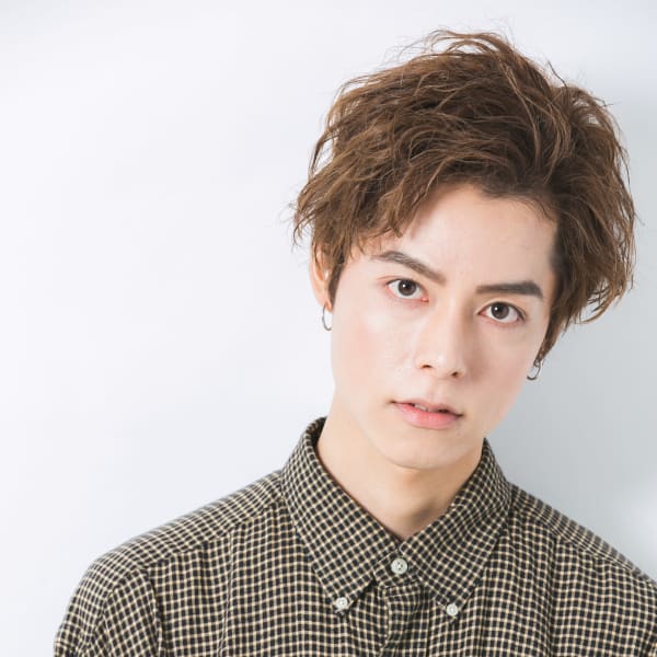 メンズかき上げウエーブ☆