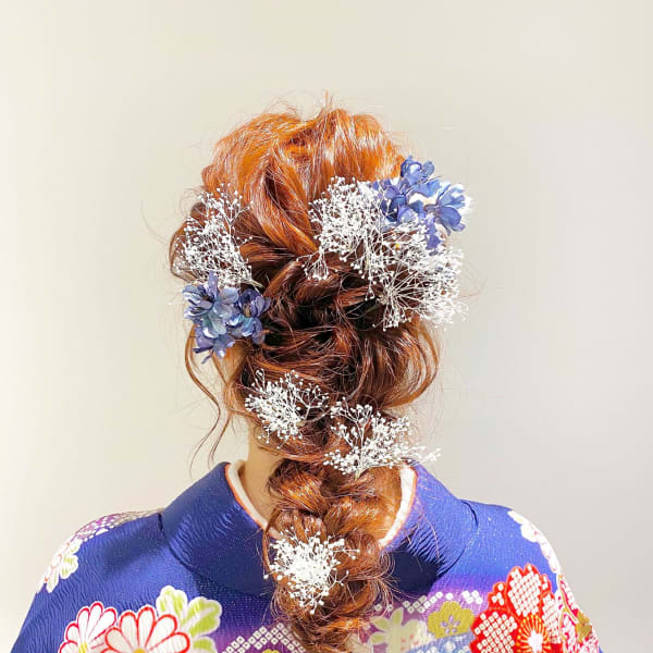 オシャレ好きな方に大人気◎ ”編みおろしスタイル”by卒業式