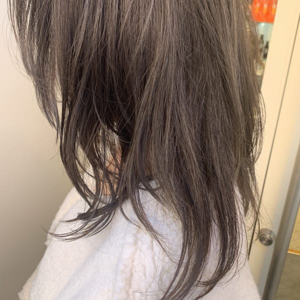 大人グレージュ【Ash元住吉店ヘアスタイル】