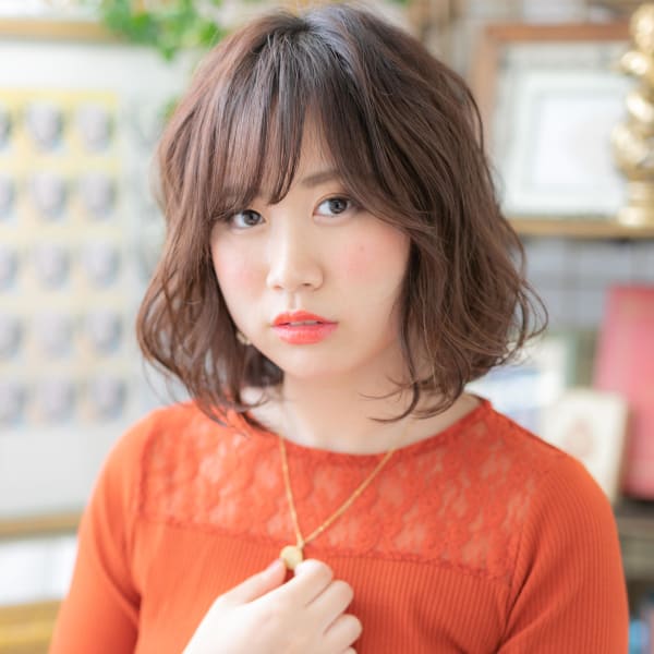 【16ページ目 オススメ順】40代/パーマ/ミディアムの髪型・ヘアスタイル 楽天ビューティ