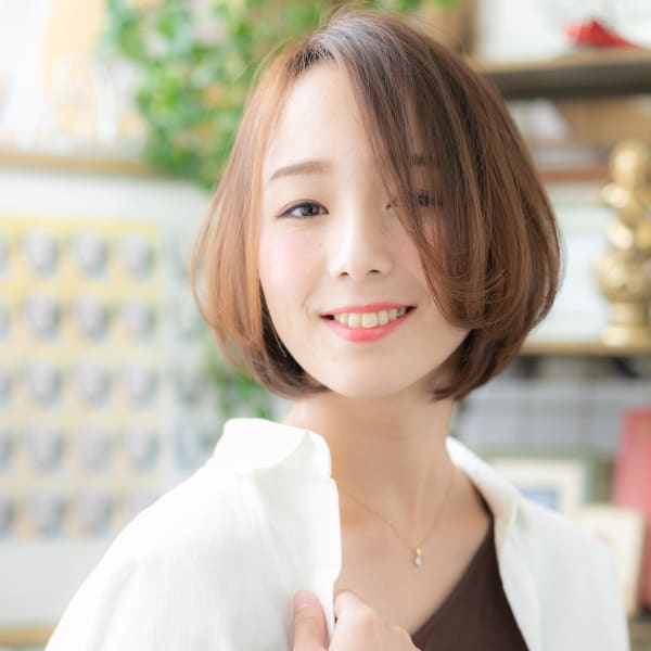 王道★前下がりのひし形大人ボブ 簡単スタイリング