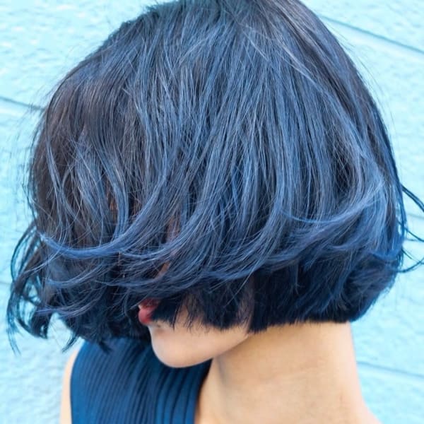 ブルー×ボブ|kuraku 羽根木店