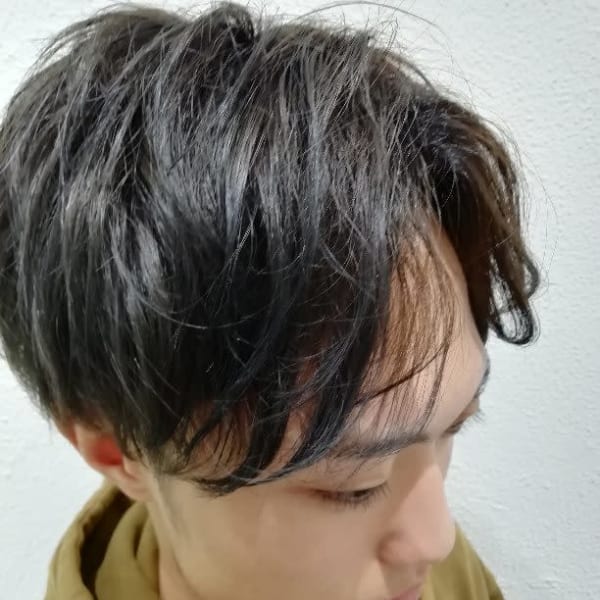 センターパート×ネープレス【Ash元住吉店ヘアスタイル】