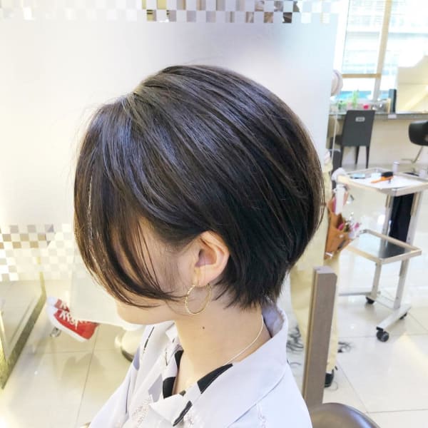 抜け感×耳かけハンサムショート!