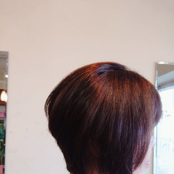 オススメ順 50代 フェミニン ボブの髪型 ヘアスタイル 楽天ビューティ