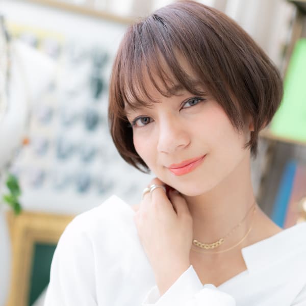 オフィスでも◎エフォートレスな大人ボブ　似合わせカット