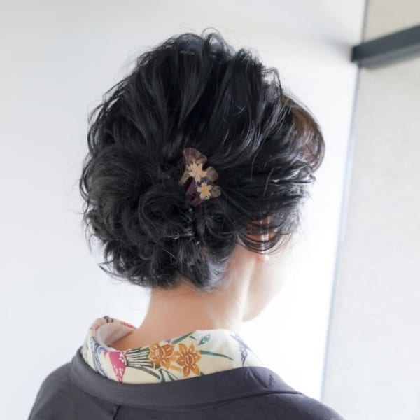 オススメ順 30代 和服 着物 ミディアムの髪型 ヘアスタイル 楽天ビューティ
