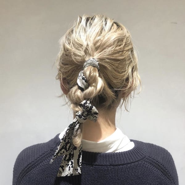 スカーフアレンジ