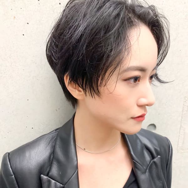 オススメ順 クール マッシュ 黒髪 ショートの髪型 ヘアスタイル 楽天ビューティ