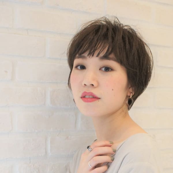 大人かわいいマッシュショート