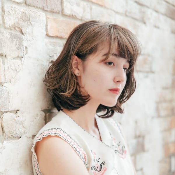 カラーで遊ぶボブスタイル|Canopus hair&make up 溝の口