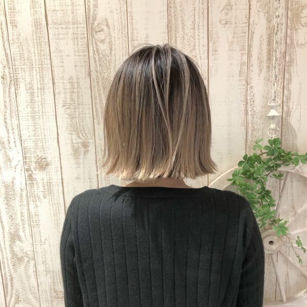 バレイヤージュカラー|Hair space Earth