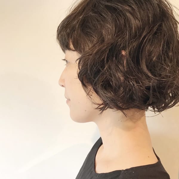 マッシュワンレングスボディパーマ