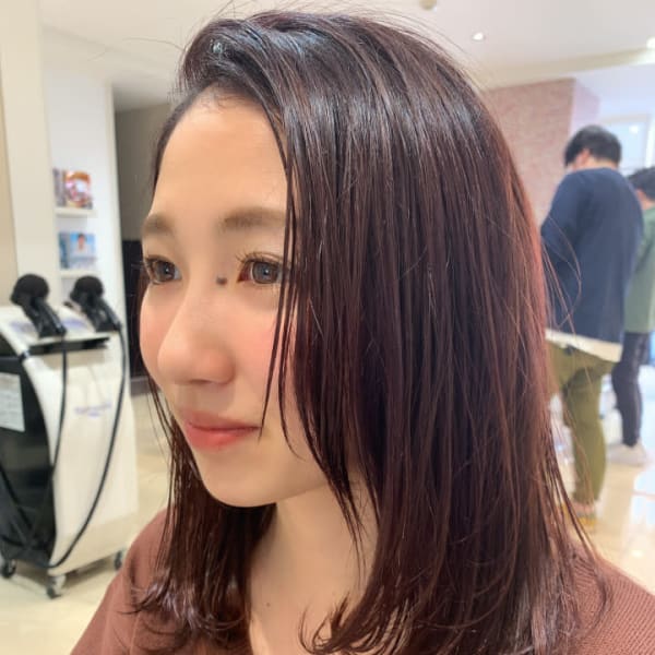 セミディ×ブロッサム【Ash元住吉店ヘアスタイル】