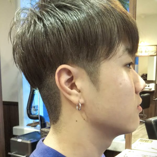 ツーブロックショート|elm. hair