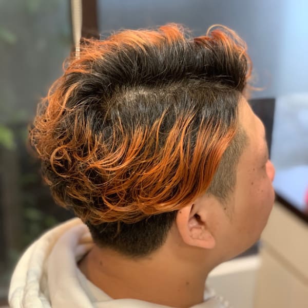 くせ毛持ち必見ツーブロックマッシュ|Grass Hair 流川店