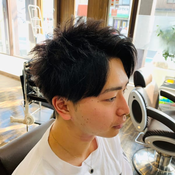 メンズアップバング|Grass Hair 流川店