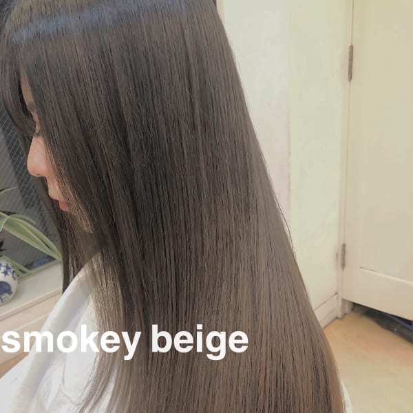 【あべ】スモーキーベージュグラデーション