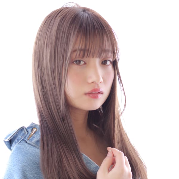 【marche亀井】アッシュブラウン×ストレートワンカール