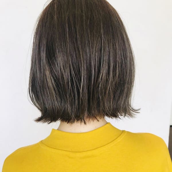 外はねボブ と ハイライト|Organic&Hair LAU LEA