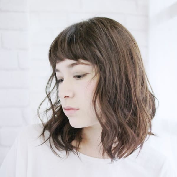 20代30代40代　愛され・抜け感ショートバング【近江八幡】