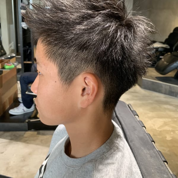 ナチュラルツーブロック|Men's Hair SPICE 駅前店
