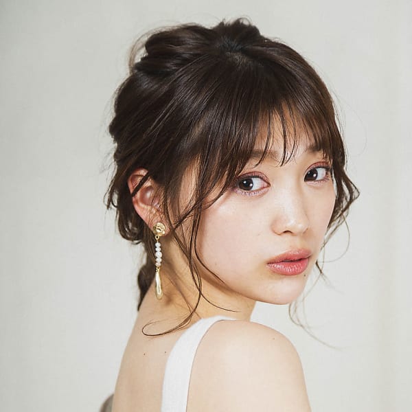 編み込みアレンジ