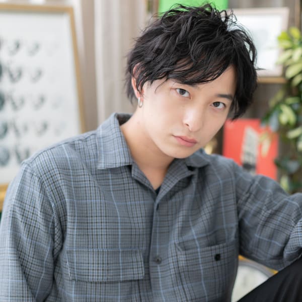 くせ毛風パーマで決める！フェザーマッシュ　グラマラス