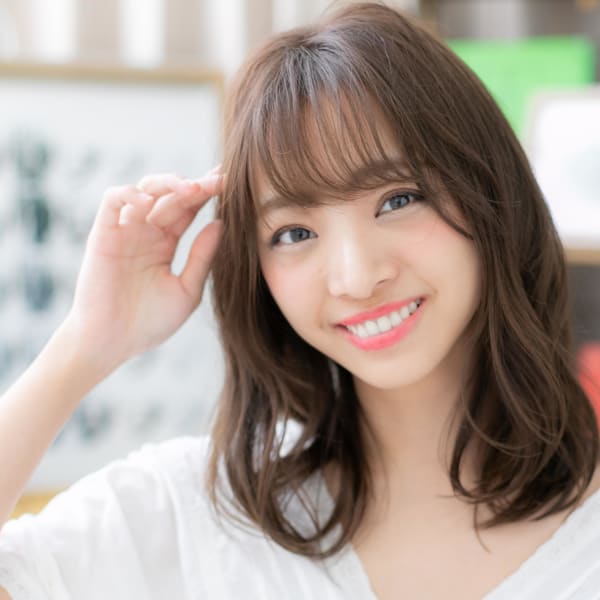 くせ毛風やわらか質感☆イチコロふわミディ　セミディ