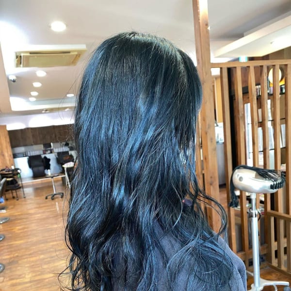 色落ちしても楽しいネイビーブルー