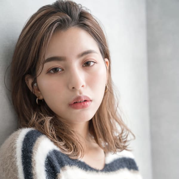 揺れ感脱力ロングボブ☆銀座