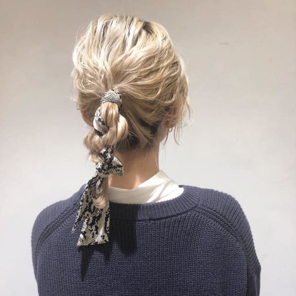 スカーフアレンジ