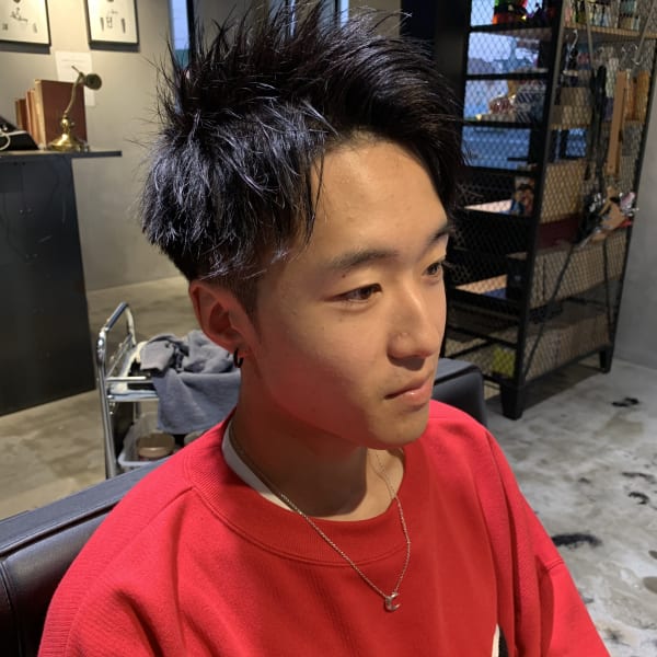 アップバング刈り上げ|Men's Hair SPICE 駅前店