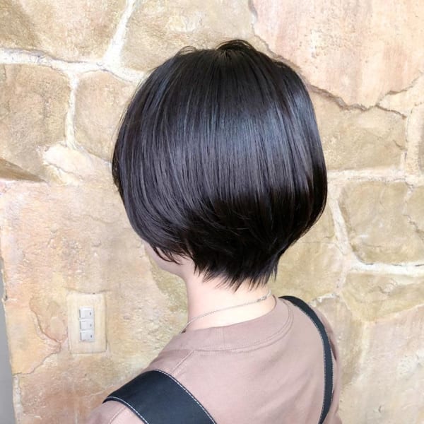 【151e 戸塚】*黒髪ショート+アップバング