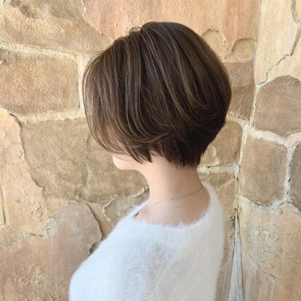 【151e 戸塚】*マニッシュショート+カーキベージュ*