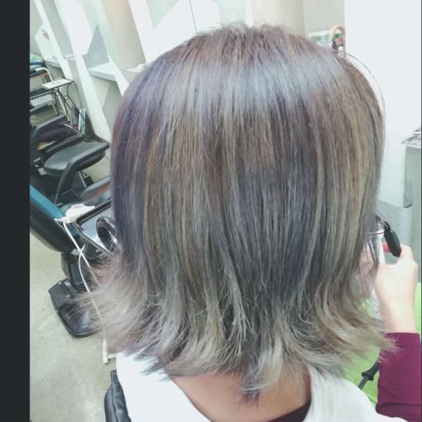 Wカラー/greyish L.A.