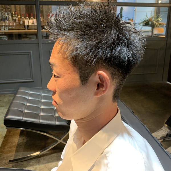 外ハネブロック|Men's Hair SPICE 駅前店