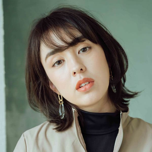 大人可愛いショートボブ