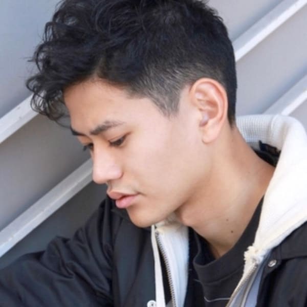 メンズパーマ×2ブロック|半個室型美容室 Sourire 高城店