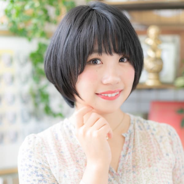 黒髪がGOOD！ナチュラルマッシュショート　似合わせカット