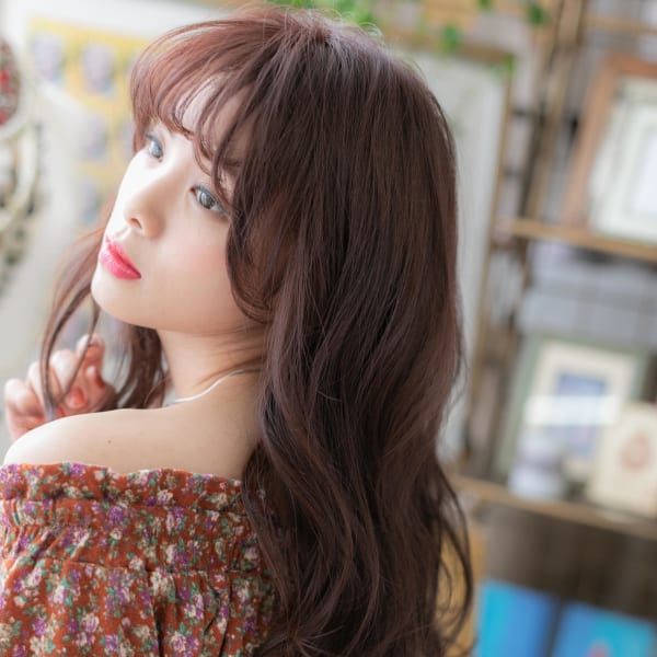 フェザーバング♪外国人風ロングレイヤー　グラデーションカラー