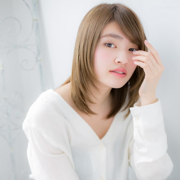 【押上美容院 vita】ヘルシーレイヤーでナチュラルミディ